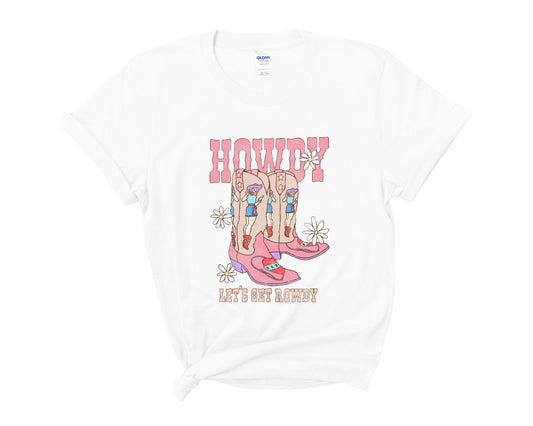 “Howdy, let’s get Rowdy” Tee