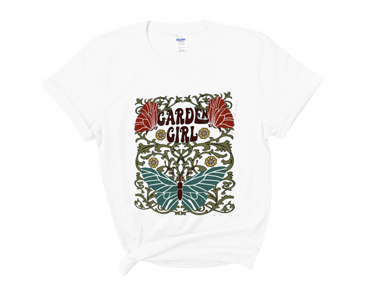 “Garden Girl Butterfly” Tee